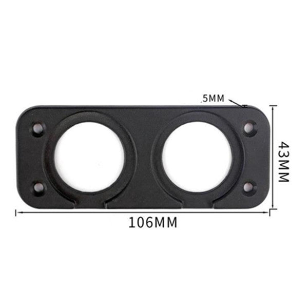 12V Car Cigarette Lighter Socket 2.1A Dual USB Charger Power Outlet