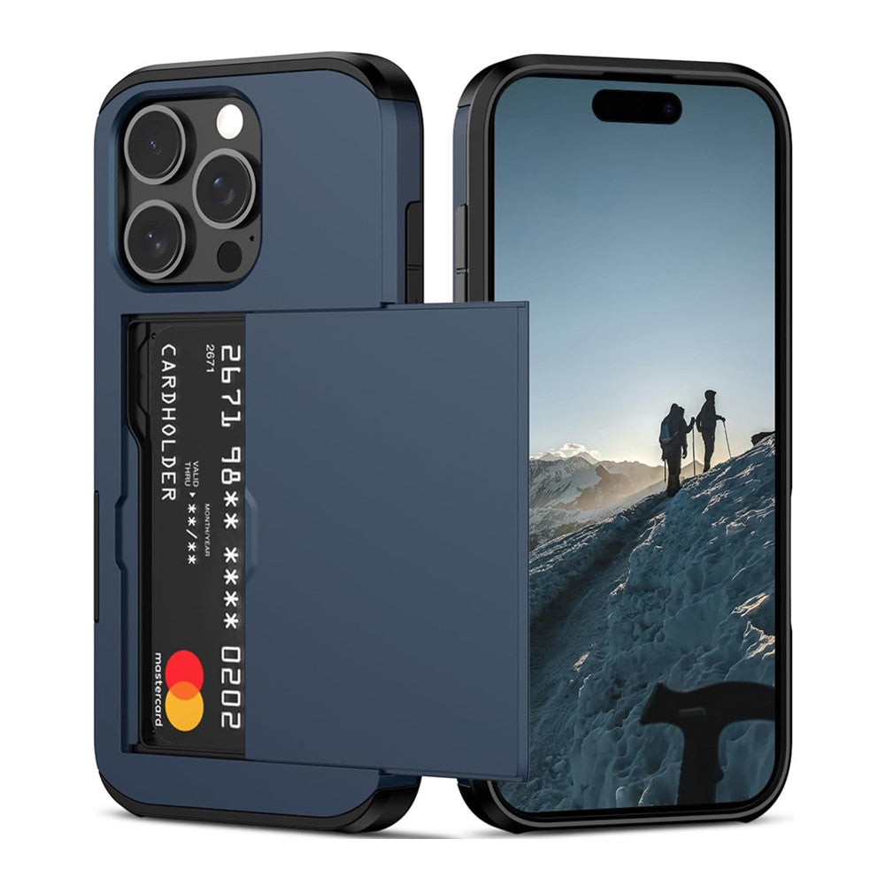 iPhone 16 Pro Case Card Slots Holder - salelink.co.nz