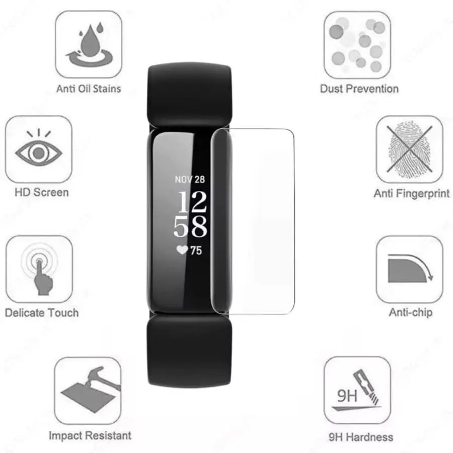 Fitbit Inspire 2 - Screen Protectors (Pack of 5)