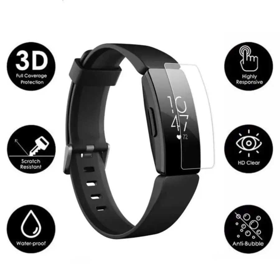 Fitbit Inspire HR - Screen Protectors (Pack of 5)