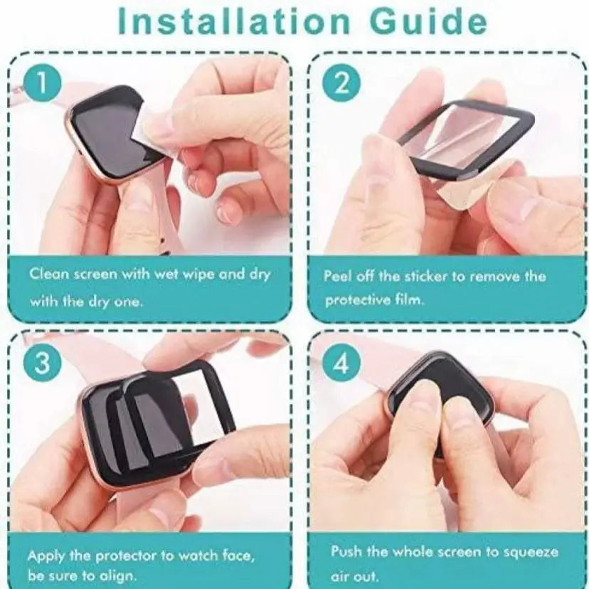 Fitbit Versa 1 - Screen Protectors (Pack of 5)