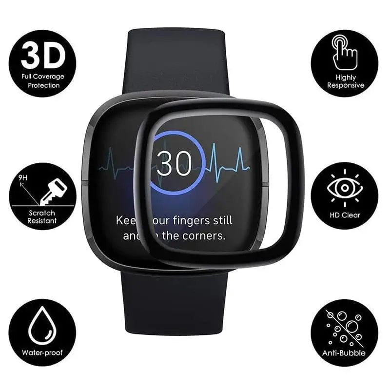 Fitbit Versa 3 - Screen Protectors (Pack of 5)