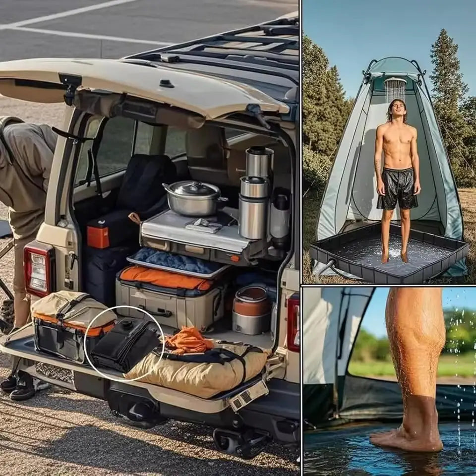 Foldable Camping Shower Pan