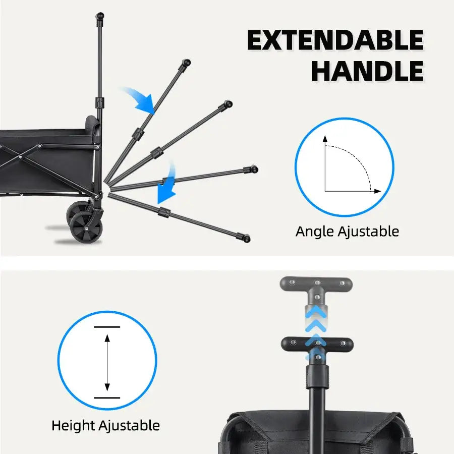 Foldable Portable Camping & Utility Cart ā Heavy Duty