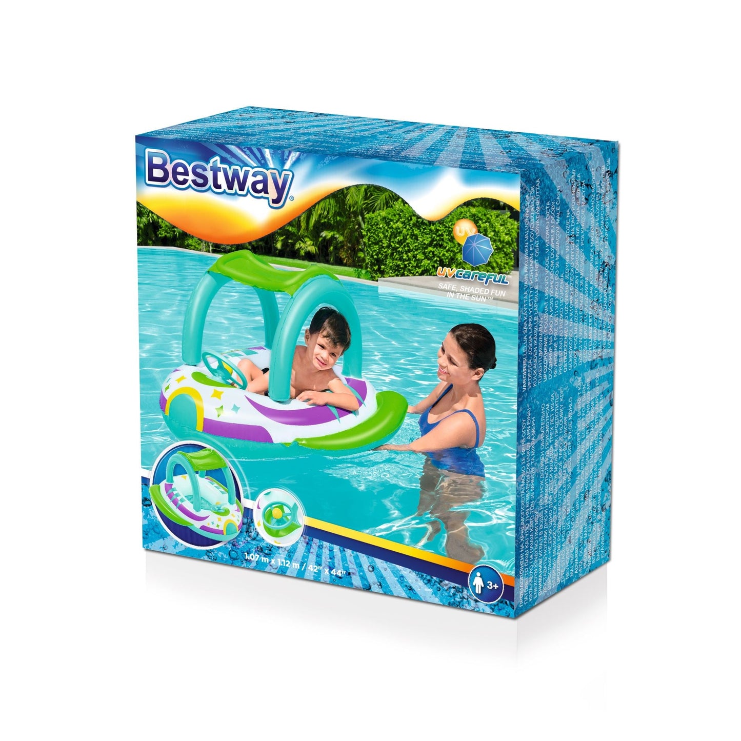 Bestway Baby Swimming Inflatable Ring Baby Boat Water Toy
