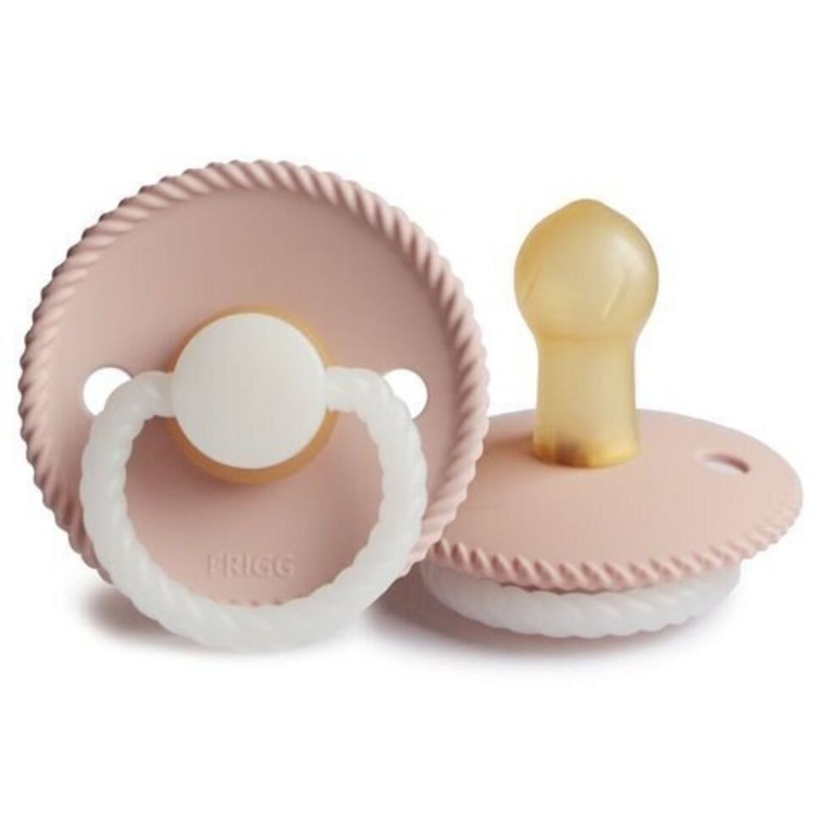 Frigg - Latex Rope Pacifier Twin Pack | Glow in The Dark