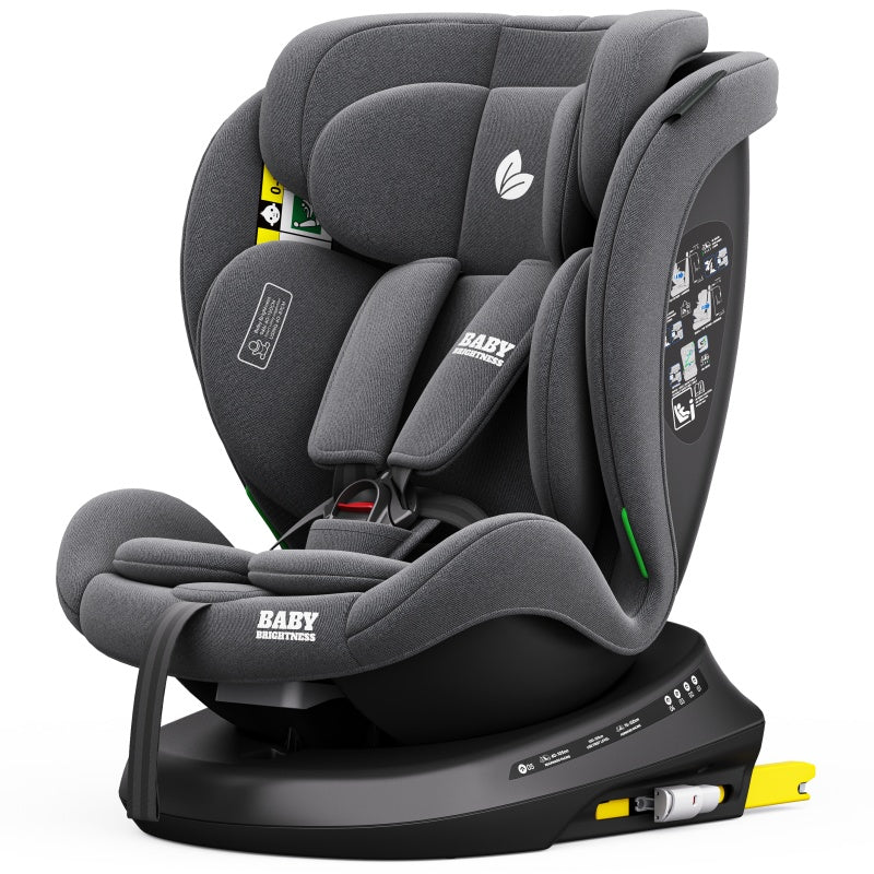 Pre-order Baby Brightness 360 Rotating ShieldMax Plus Car Seat Dark Grey ETA: 2nd October 2025