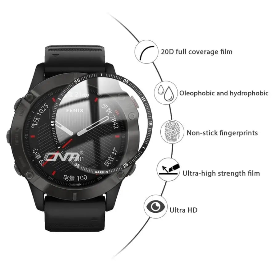Garmin fenix 6/6 Pro Series - Screen Protectors (Pack of 5)
