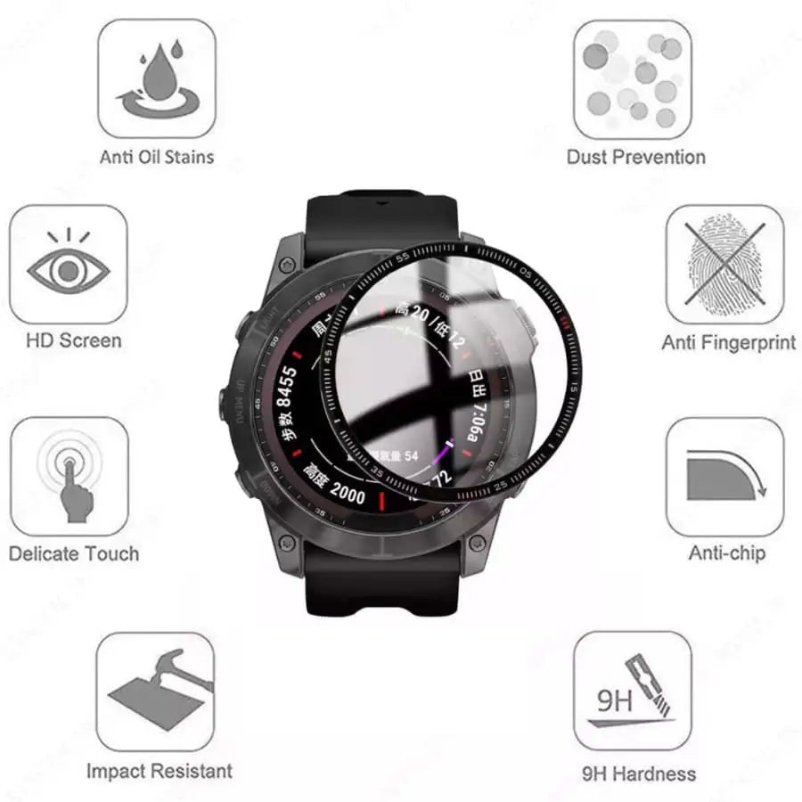 Garmin Fenix 6S/6S Pro Series Watch - Screen Protectors (Pack of 5)