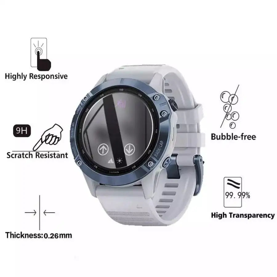 Garmin fenix 6X/6X Pro Series - Screen Protectors (Pack of 5)