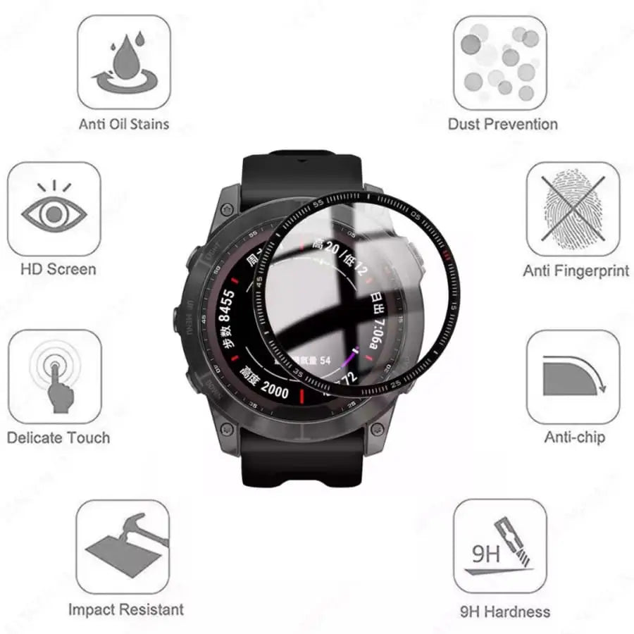 Garmin fenix 7/7 Pro Series Watch - Screen Protectors (Pack of 5)