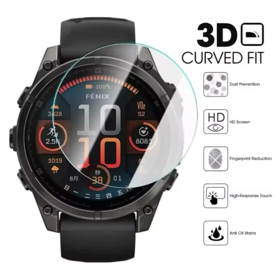 Garmin fenix 8 (43mm) Series - Screen Protectors (Pack of 5)