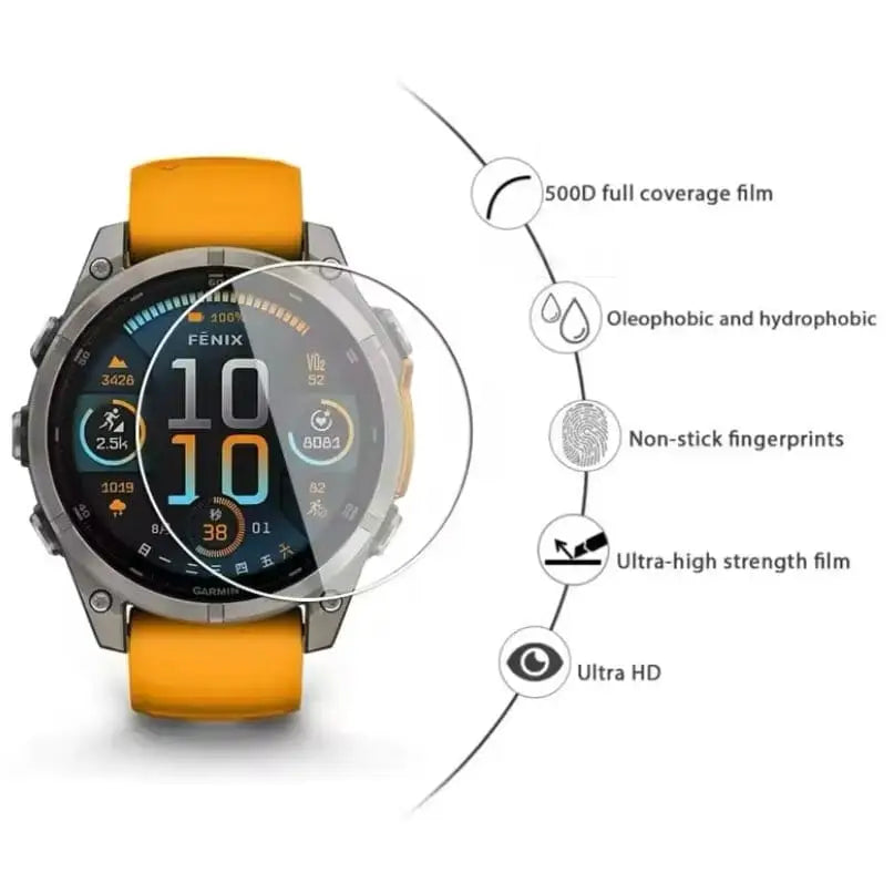 Garmin fenix 8 (47mm) Series - Screen Protectors (Pack of 5)