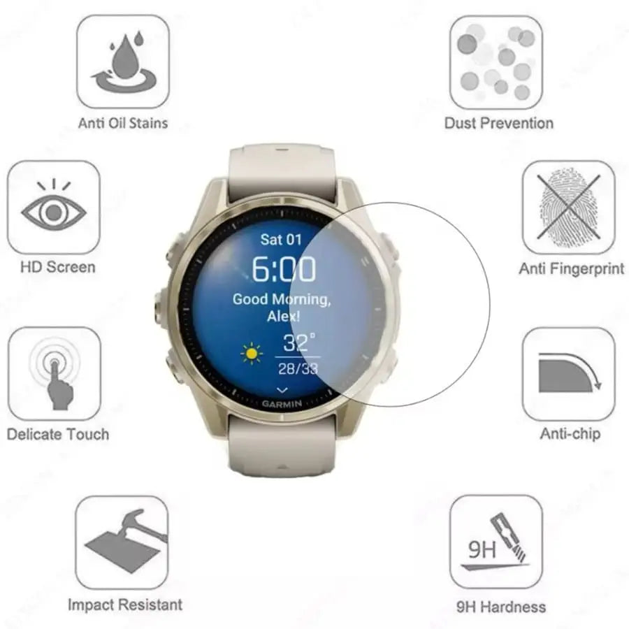 Garmin fenix E (47mm) Series - Screen Protectors (Pack of 5)