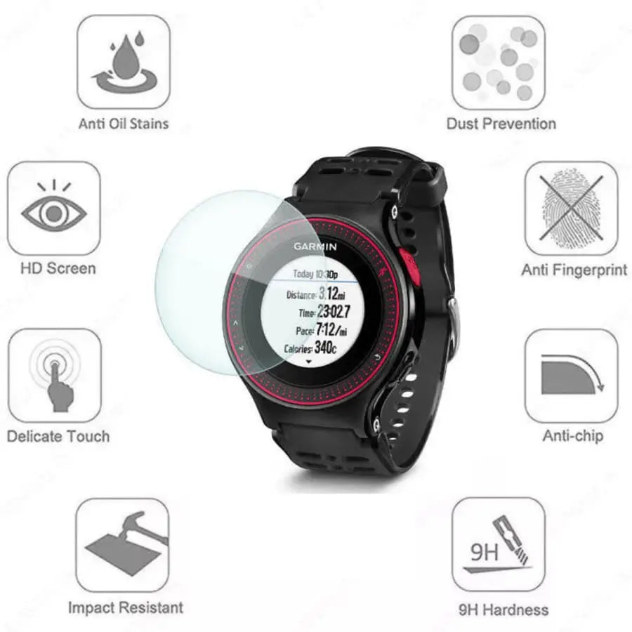 Garmin Forerunner 225 - Screen Protectors (Pack of 5)
