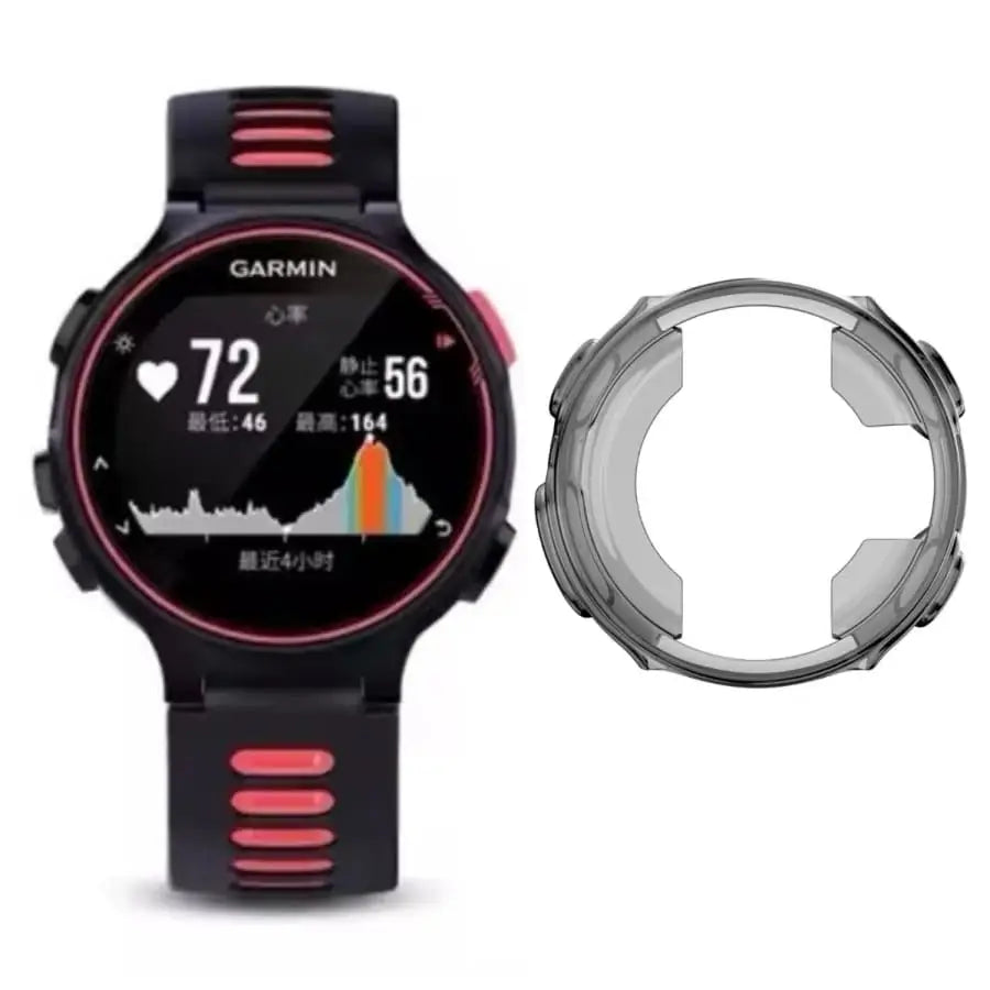 Garmin Forerunner 235 Series - Protective Case (Transparent Black)