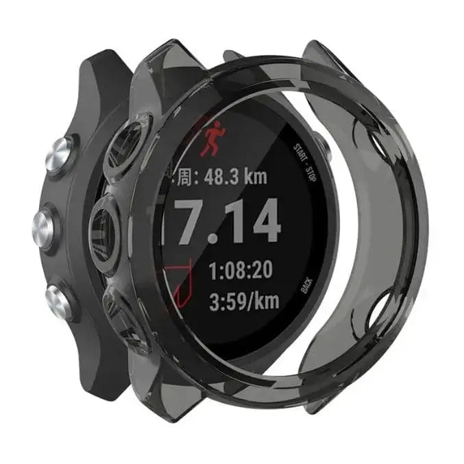 Garmin Forerunner 245 Series - Protective Case (Transparent Black)