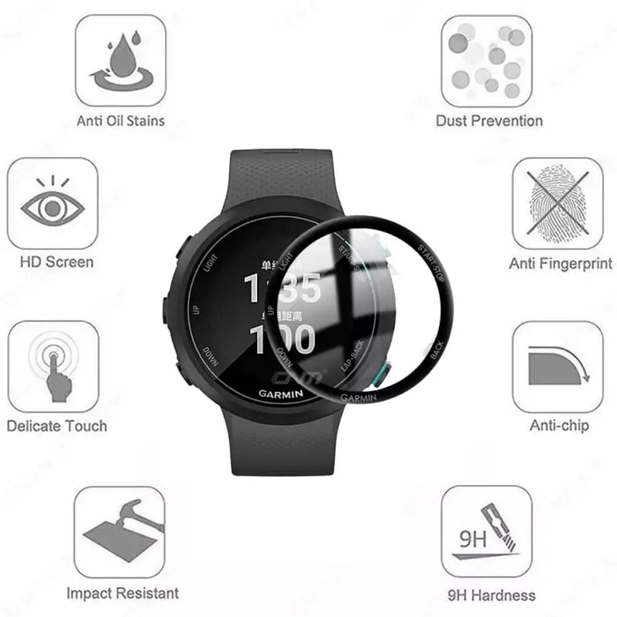 Garmin Forerunner 245 Watch Series - Screen Protectors (Pack of 5)