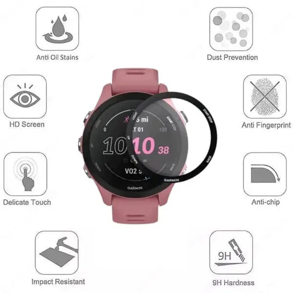 Garmin Forerunner 255S - Screen Protectors (Pack of 5)