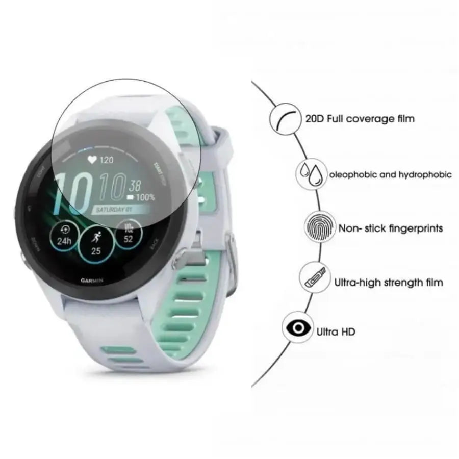 Garmin Forerunner 265S (42mm) - Screen Protectors (Pack of 5)