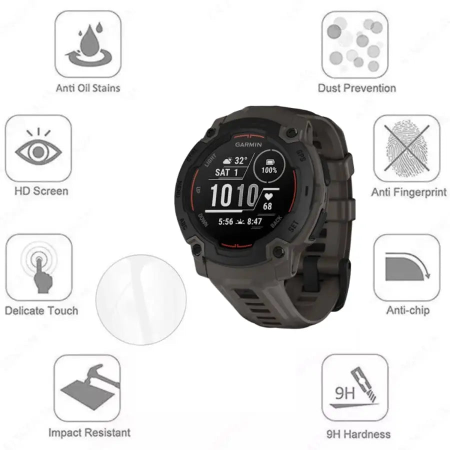 Garmin Instinct E (45mm) - Screen Protectors (Pack of 5)