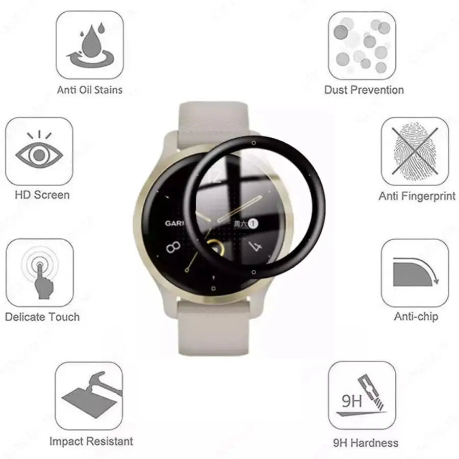 Screen Protectors for Garmin Venu 2S (Pack of 5)