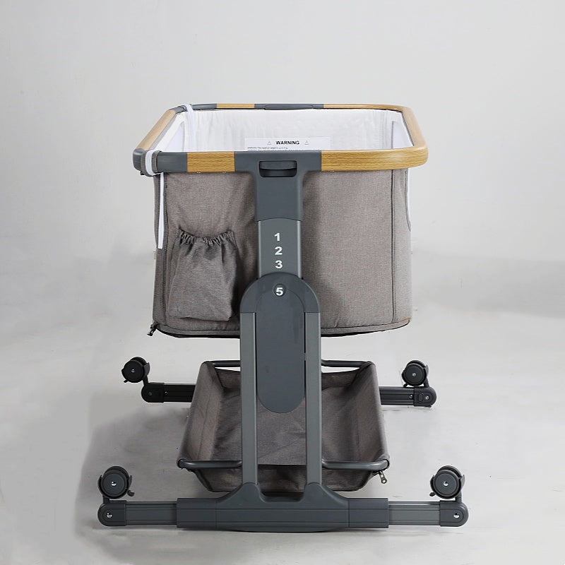 Baby Brightness Co Sleeper Bassinet Grey
