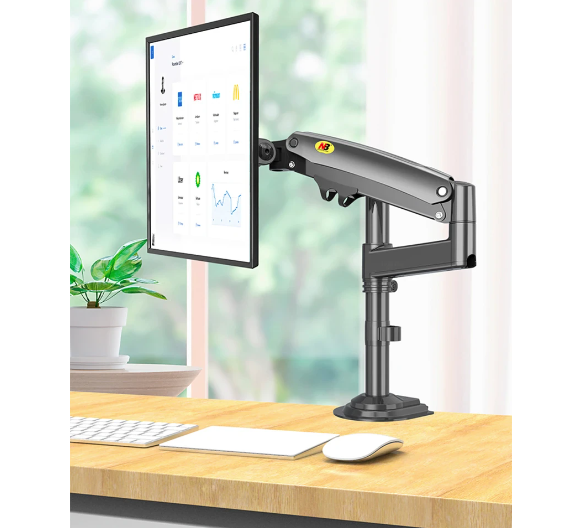 22''- 35'' Monitor Desk Mount Stand Full Motion Swivel Monitor Arm Gas Spring
