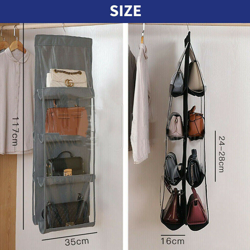 Handbag Storage Bag Holder Hanging Organizer Shelf - salelink.co.nz