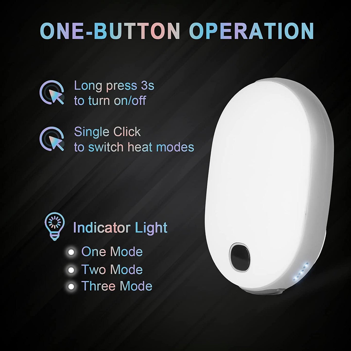 10000mAh Mini Power Bank Hand Warmer Hand Heater