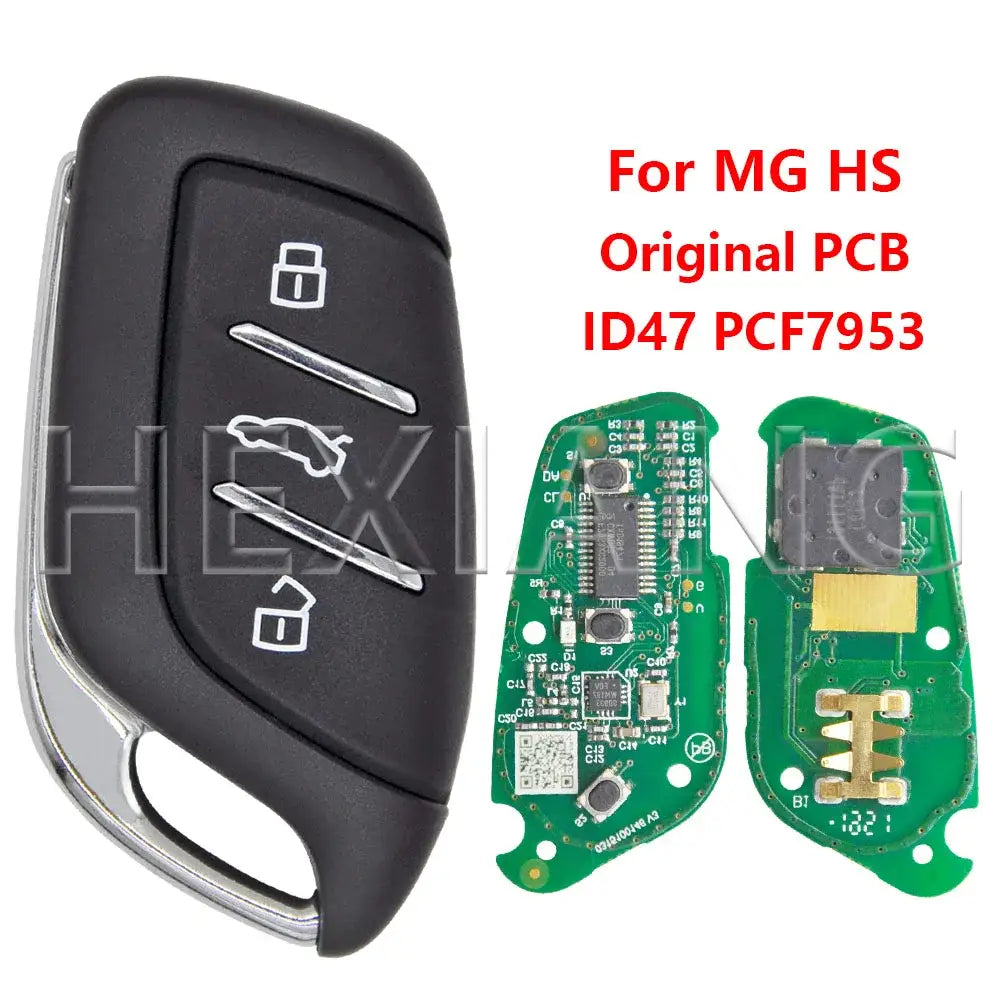 433MHz ID47 Proximity Smart Remote Key for MG ZS EV, HS, MG4, MG5 & MG6