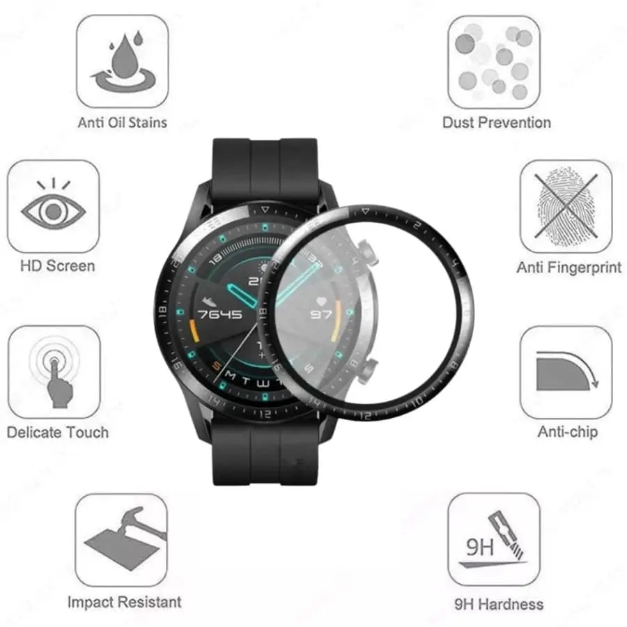Screen Protectors for Huawei GT 2 Watch (46mm) (Set of 5)