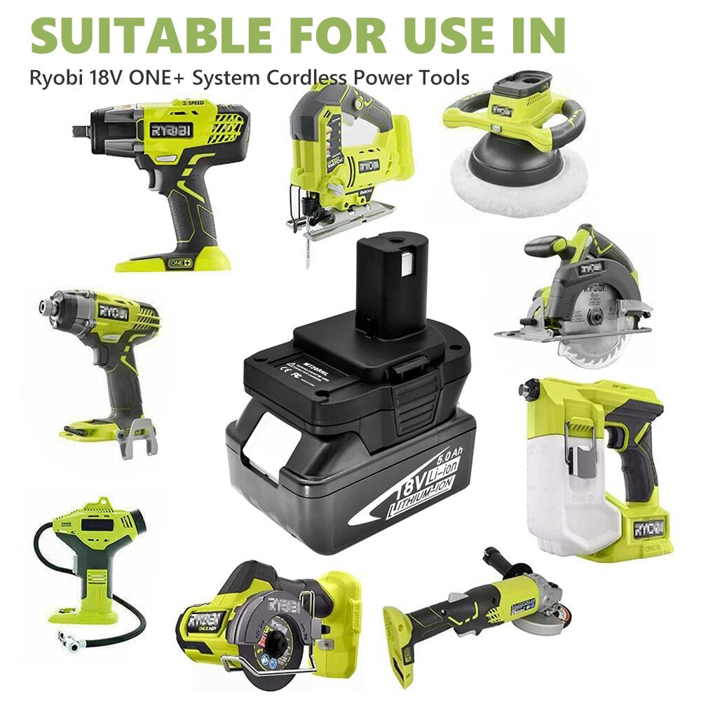 Adapter For Makita BL 18V Li-ion Battery Convert To RYOBI 18V Li-ion Power Tools