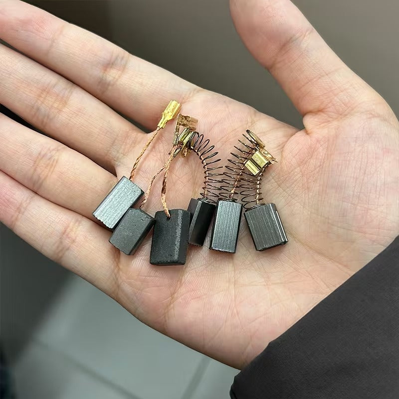 50pcs Electric Motor Carbon Brush with Metal Bases