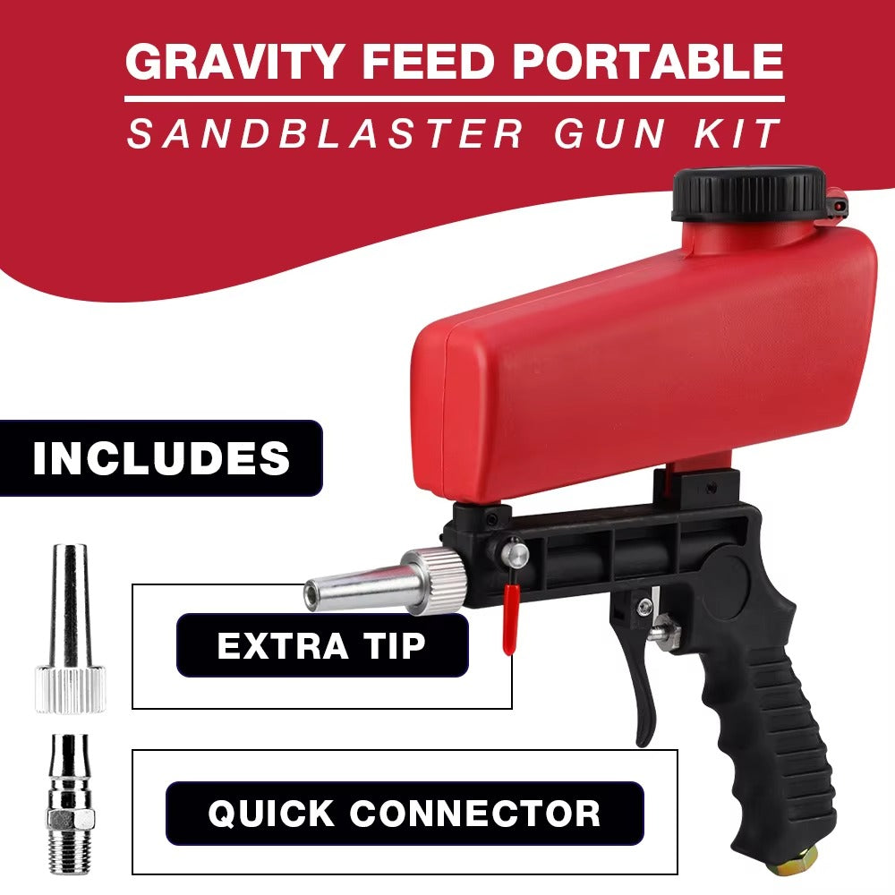 Sandblasting Gun Rust Removal Sand Blaster