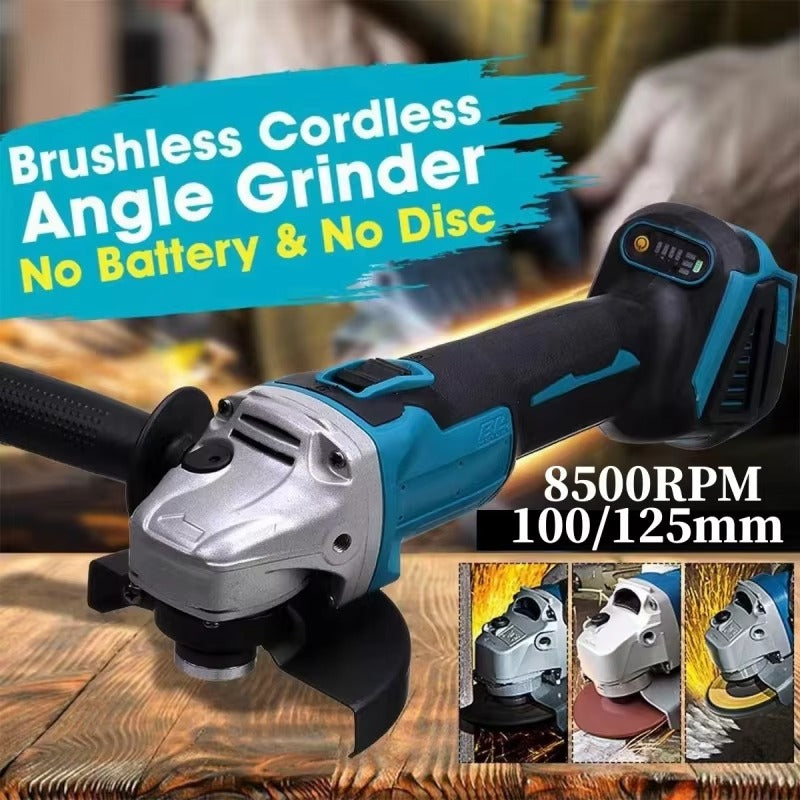 Brushless Angle Grinder Fits Makita Battery 18V