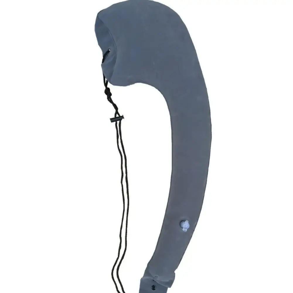 Inflatable Travel Side-Sleeping Neck Pillow (Grey & Blue)