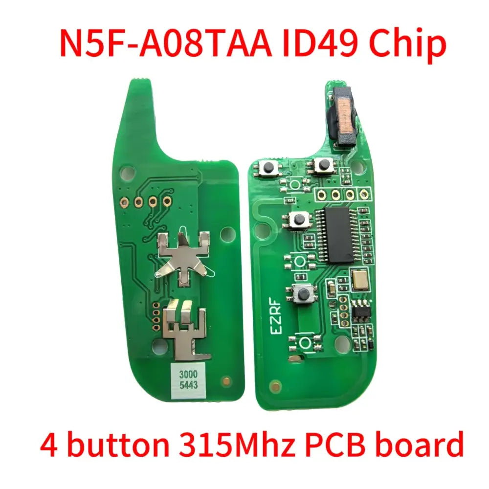 Flip Remote Car Key 315/902MHz ID49 Chip for Ford Escort, Transit, Explorer & Fusion (2013ā2021)