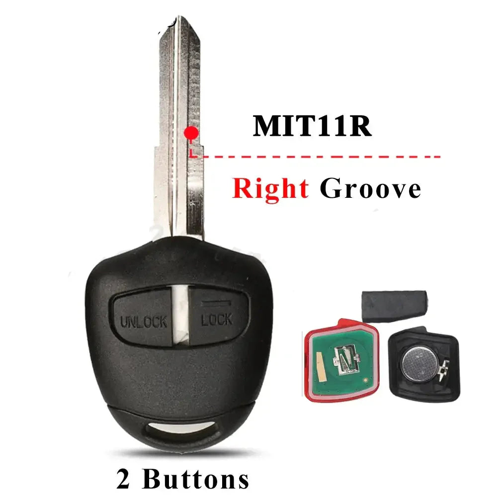 Remote Car Key Fob 433/313.8MHz ID46 for Mitsubishi ASX, Lancer & Outlander (2006–2014)