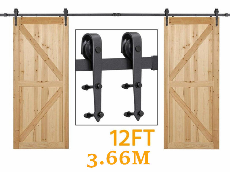 12FT/366cm Barn Door Hardware Kit