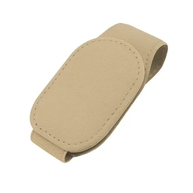 Leather Car Sunglasses & Card Holder Clip