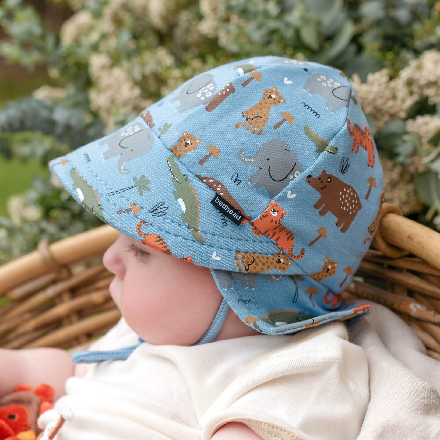 Bedhead -Patterned Baby & Toddler Legionnaire Flap Hat