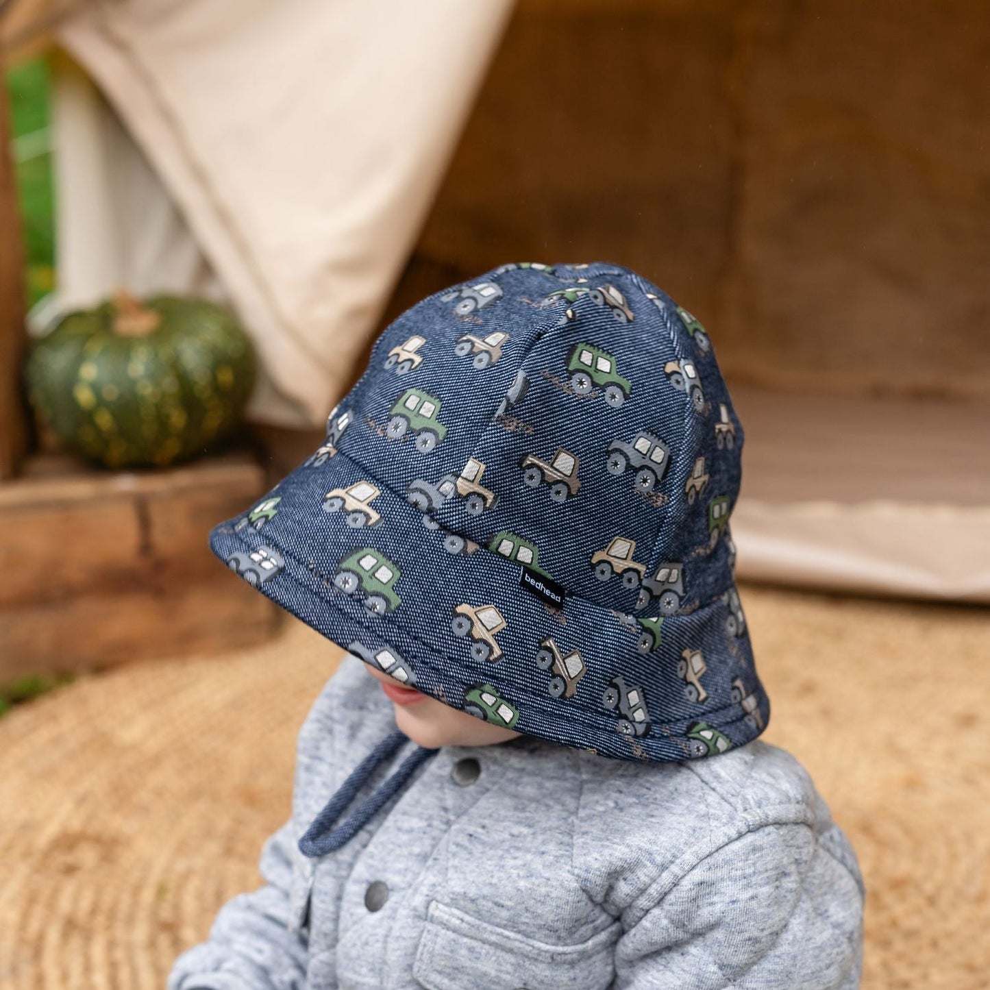 Bedhead -Patterned Baby & Toddler Legionnaire Flap Hat