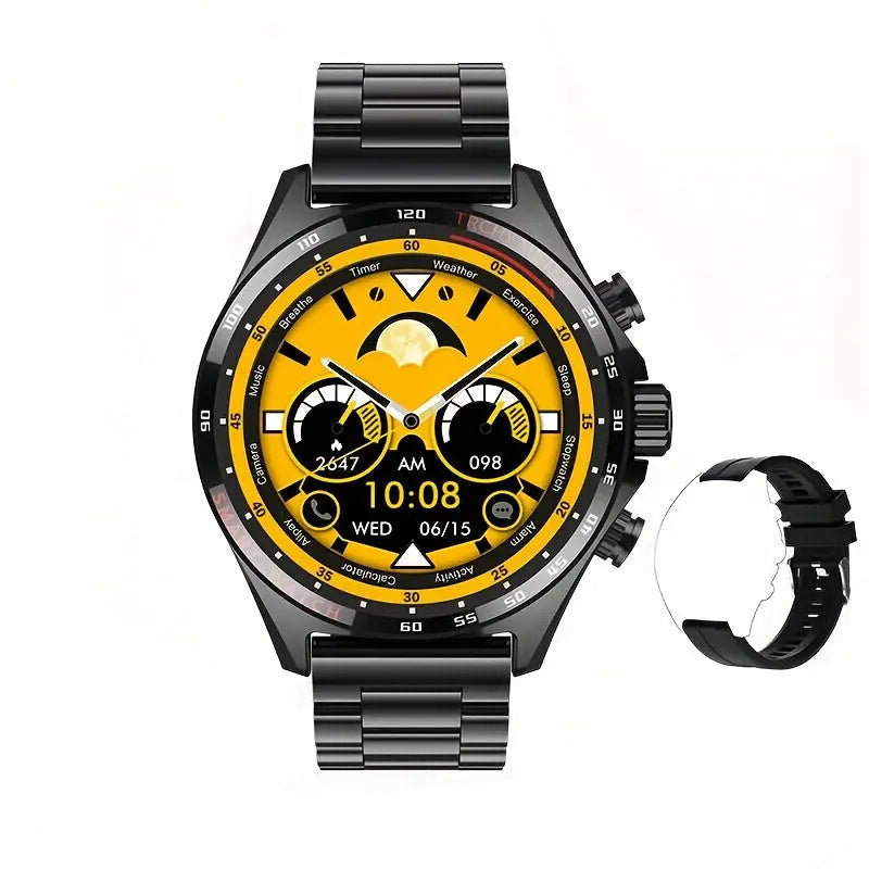 LIGE Men's Smart Watch – Touch Screen with Wireless Calls & Fitness Tracking (6 designs available)