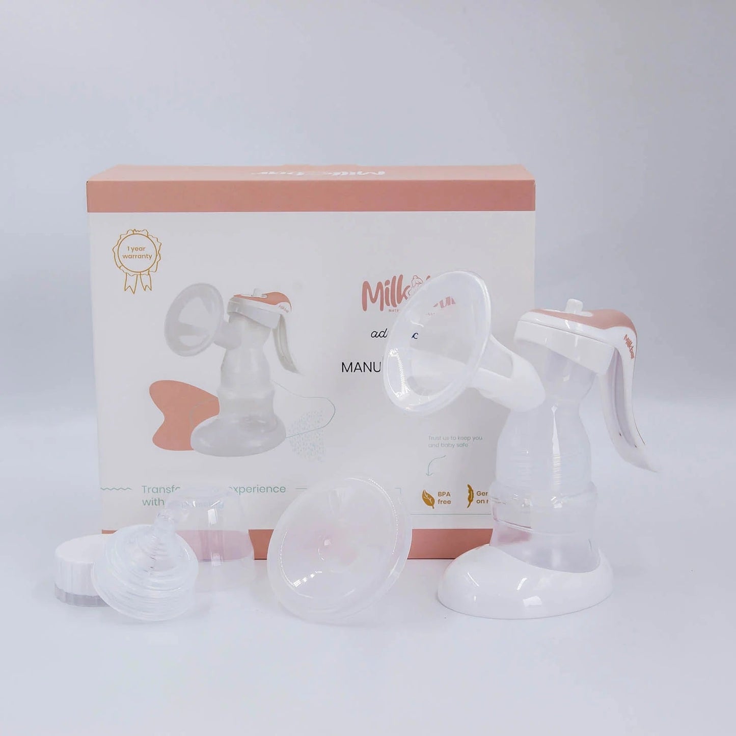 Milkbar Manual Breast Pump BUNDLE