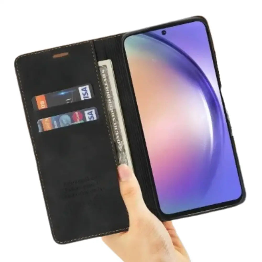 Wallet Case for Samsung Galaxy S & A Series (Black)