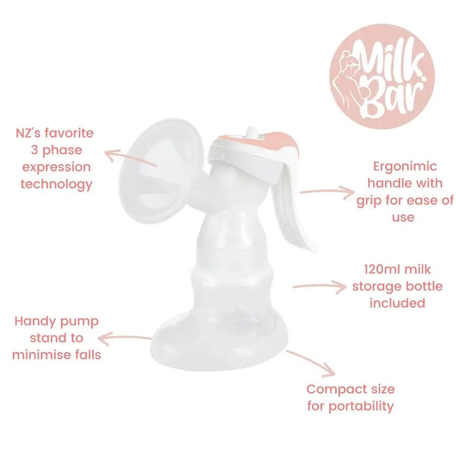 Milkbar Advanced Flow MANUAL Breast Pump - Babyonline