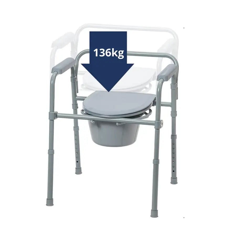 3-in-1 Foldable Commode Chair ( BA819 ) - Babyonline