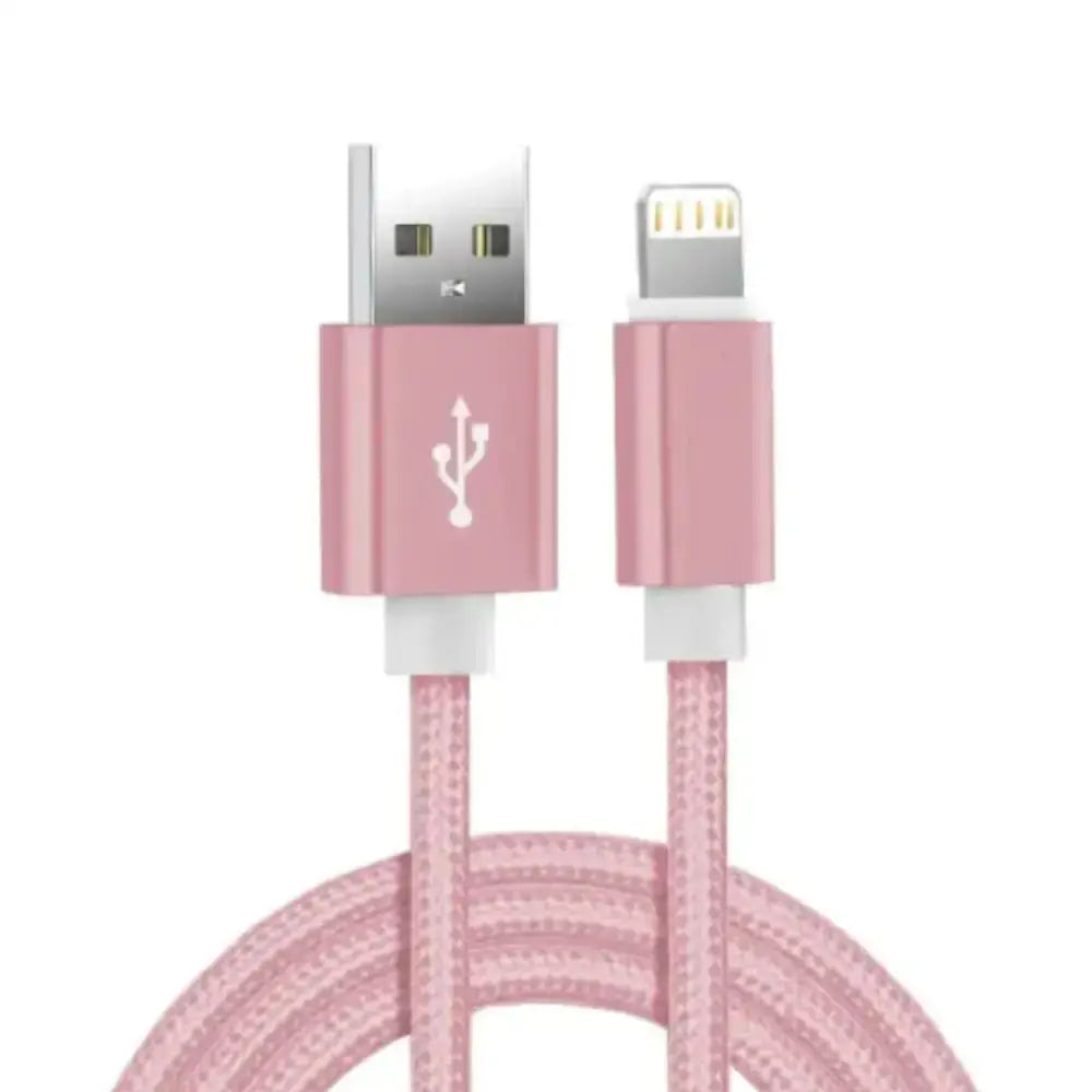Metal Braided USB Cable for iPhone & iPad – 1m/2m/3m