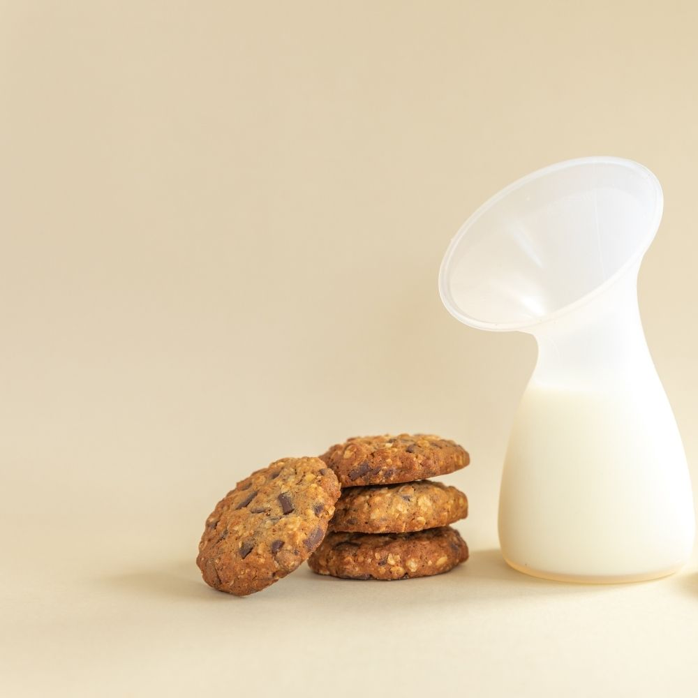 Cookies and Breastmilk pictured together.